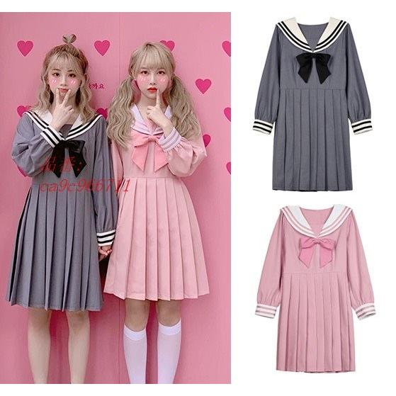 ワンピース レディース 韓国 セーラー服風 オルチャン 長袖 原宿系 双子コーデ Ca9c フィホーネ 通販 Yahoo ショッピング