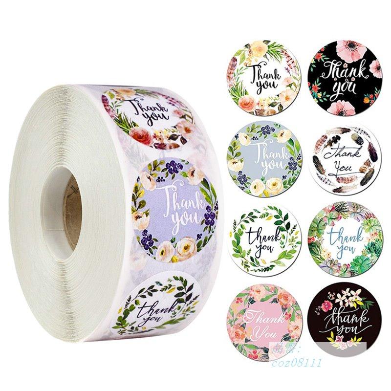 タイムセール 500枚 封印シール直径2 5cm 1巻 ラッピング 包装 筆記体 Diy 手作り サンキューシール Thank Youシール 手紙 封筒 結婚式 500枚 Coz フィホーネ 通販 Yahoo ショッピング
