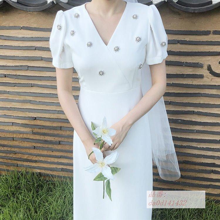 最新の激安 ドレス 演奏会 二次会 結婚式 半袖 花嫁 ワンピース 大きいサイズ パーティドレス 小さいサイズ ウェディグドレス 発表会 白 ミモレ丈 Da0d フィホーネ 通販 Yahoo ショッピング メール便なら送料無料 Mahy Almahy Ae