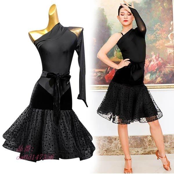 チャチャチャ ラテン ステージ衣装 演出着 演出用 舞台 S M L 2l ブラック Da290t2 Da0d 社交ダンス ラテンドレス 袖付き 肩出し パンツ付き ラテンダンス オフショルダー ワンピース ダンス衣装 練習着 通販 Yahoo ショッピング