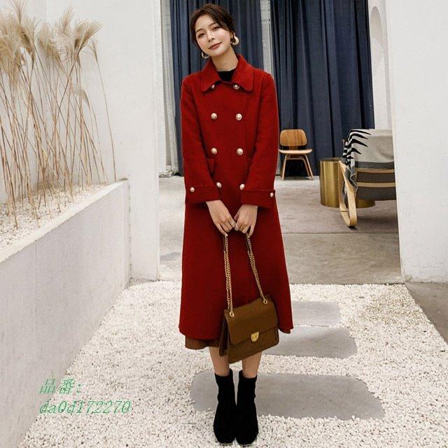 赤 ラシャコート レディース ロングコート 秋 冬 ラシャ 着痩せ チェスターコート 40代 アウター ウール オシャレ 30代 ブラック 代 超ロングコート Da0d フィホーネ 通販 Yahoo ショッピング