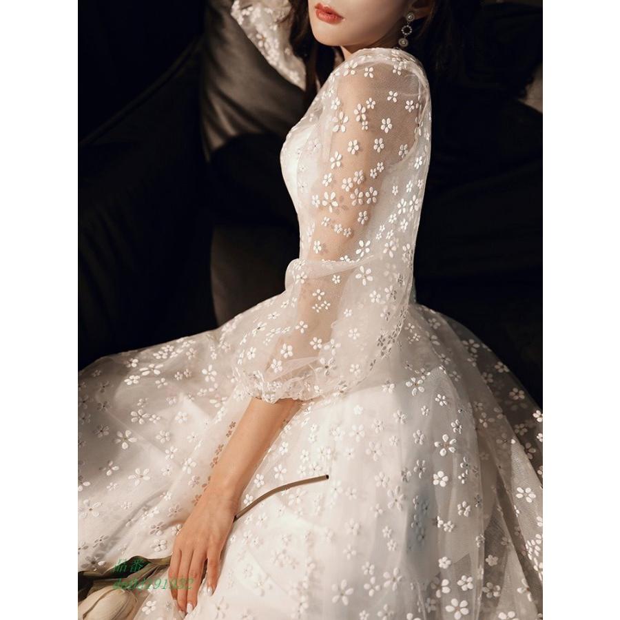 パーティードレス ワンピース ウェディングドレス 結婚式 成人式 パーティー お呼ばれ セクシーvネック 花嫁ロングドレス 演奏会 二次会 挙式 誕生日 Da0d フィホーネ 通販 Yahoo ショッピング