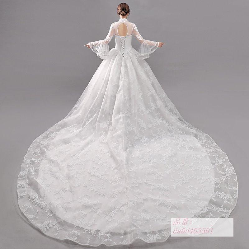 長袖 大きいサイズ プリンセスラインドレス 二次会 後ろ撮り ドレス カラードレス 挙式 前撮り 袖付き 結婚式 安い ウェディグドレス 花嫁 Da0d フィホーネ 通販 Yahoo ショッピング