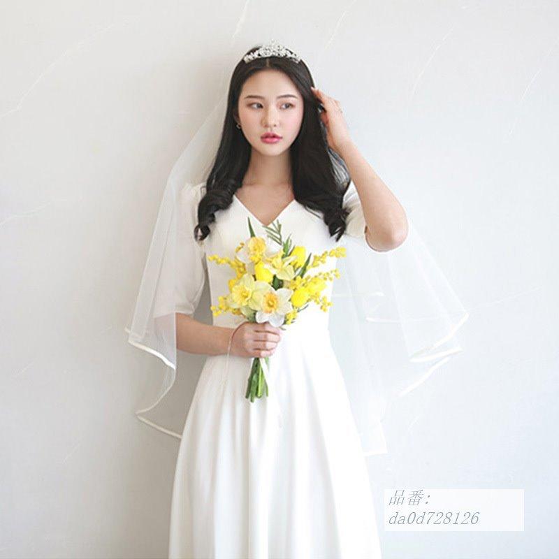 当店人気 送料無料 ウエディングドレス 白 披露宴 大きいサイズ 半袖 花嫁ドレス 袖あり Aラインドレス パーティードレス ブライダル 二次会 ワンピース リゾートウェディング 人気ブランド Skylanceronline Com