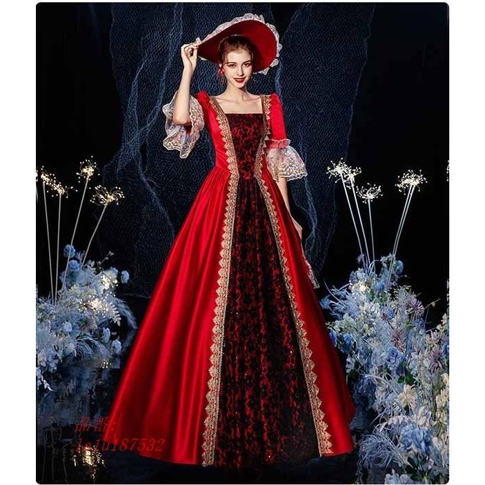 貴婦人 貴族 ドレス 中世ヨーロッパ お姫様 女王様ドレス ロングドレス ドレス 豪華なドレス La1u フィホーネ 通販 Yahoo ショッピング