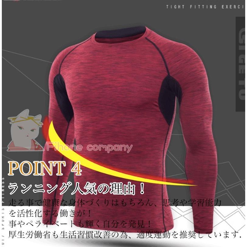 トレーニングウェア 加圧シャツ 夏用 長袖 加圧インナー メンズ スポーツウエア コンプレッションウエア メンズ スポーツウエアtシャツ Man Sports 101 フィホーネ 通販 Yahoo ショッピング