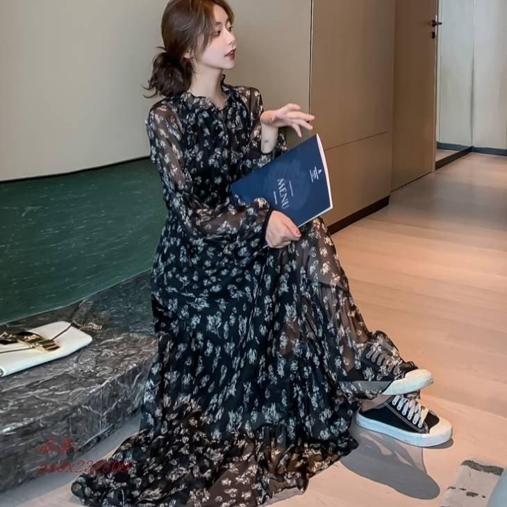 お洒落 ワンピース 花柄 かわいい フレア レディースファッション カジュアル 半袖 レディース ロングワンピース シフォン 大人カジュアル おしゃれ レディース ママフ 正規品 Www Clinicagastroservice Com Br