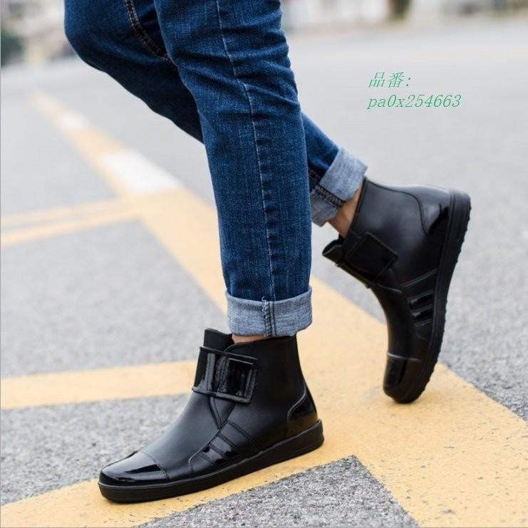 レインブーツ ファッション アウトドア 作業 通学 ショート 滑り止め カジュアル 梅雨 ビジネス 通勤 大きいサイズ メンズ レインシューズ 晴雨兼用 雨靴 Pa0x フィホーネ 通販 Yahoo ショッピング