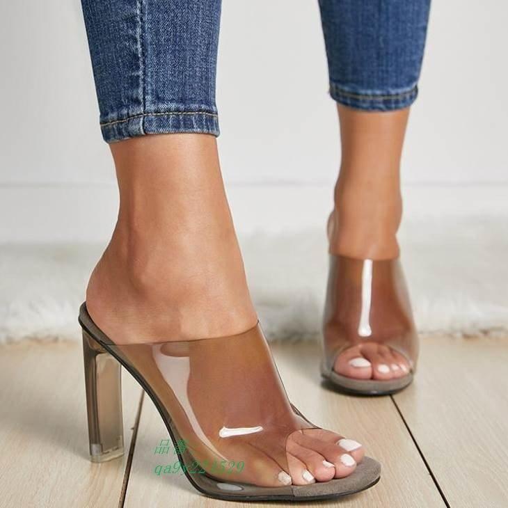 ビニールサンダル レディース サンダル 夏に履きたい Pvcサンダル 海 太ヒール かわいい お出かけ ママ クリア オープントゥ レジャー オシャレ チャンクヒール Qa9y フィホーネ 通販 Yahoo ショッピング