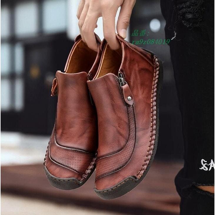 3色 メンズショートブーツ バイクブーツ エンジニアブーツ ワークブーツ 作業靴 サイドジップ マーティン靴 Ra9z フィホーネ 通販 Yahoo ショッピング