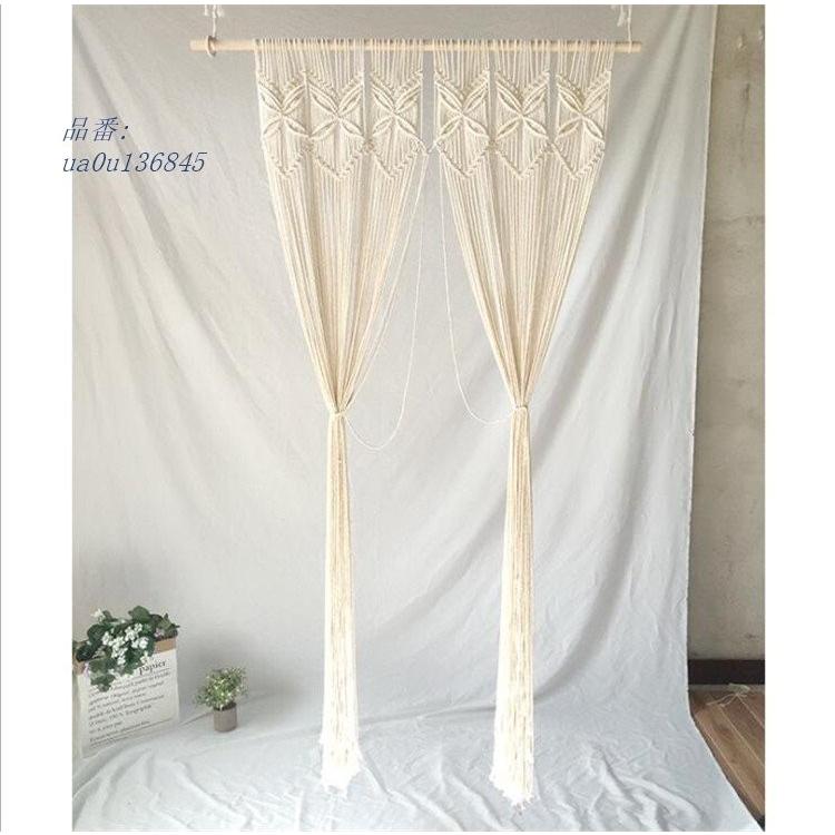 のれん暖簾目隠しカーテン窓掛け飾り壁掛け ボヘミア風手作りしめ縄インテリアヨーロッパ感結婚式飾り Ua0u フィホーネ 通販 Yahoo ショッピング