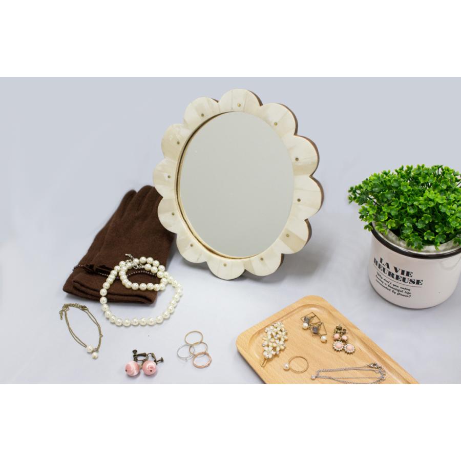 Creer SCENERY MIRROR/ボーンフラワーミラー : fika 雑貨ショップ