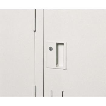 【メーカー直送品・代引不可】 オフィス・店舗向け ロッカー ニューグレー 1人用ロッカー(シリンダー錠タイプ) COM-SHG1Aの画像