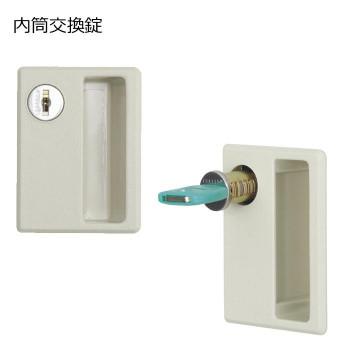 【メーカー直送品・代引不可】 豊國工業 スタンダードロッカー4人用(内筒交換錠) TLK-N4 CN-85色(ホワイトグレー)_1