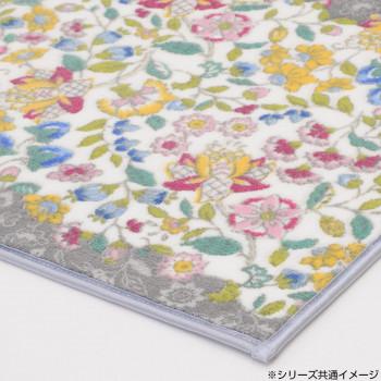 川島織物セルコン ミントン ガーデンナチュール キッチンマット 50×180cm FT1230 LGR ライトグレーの画像