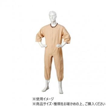 神戸生絲　コベス　通年用/紳士つなぎパジャマS No.806 ベージュ 幾何柄 【北海道・沖縄・離島配送不可】 神戸生絲 コベス 通年用/紳士つなぎパジャマS No.806 ベージュ 幾何柄