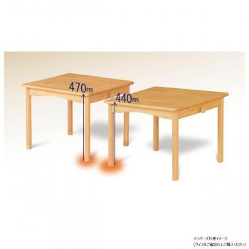【メーカー直送品・代引不可】 弘益(KOEKI) UTILITY ファミリアキッズテーブル ナチュラル 900×580×440mm FAMT90NA