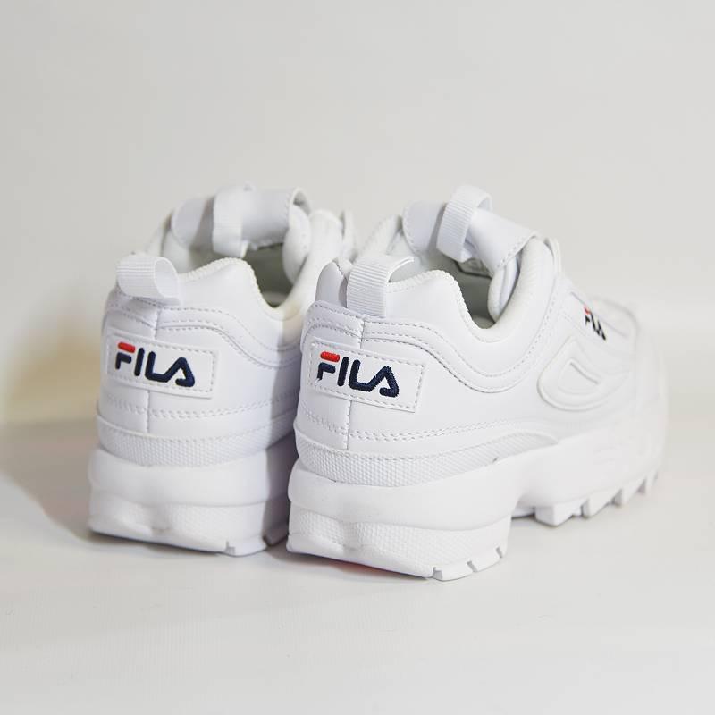 FW02945111 DISRUPTOR II KID'S (ディスラプター2 キッズ ) WHT/PCT/VRED 【FILA フィラ ジュニア 厚底 スニーカー】｜filafootwear｜05