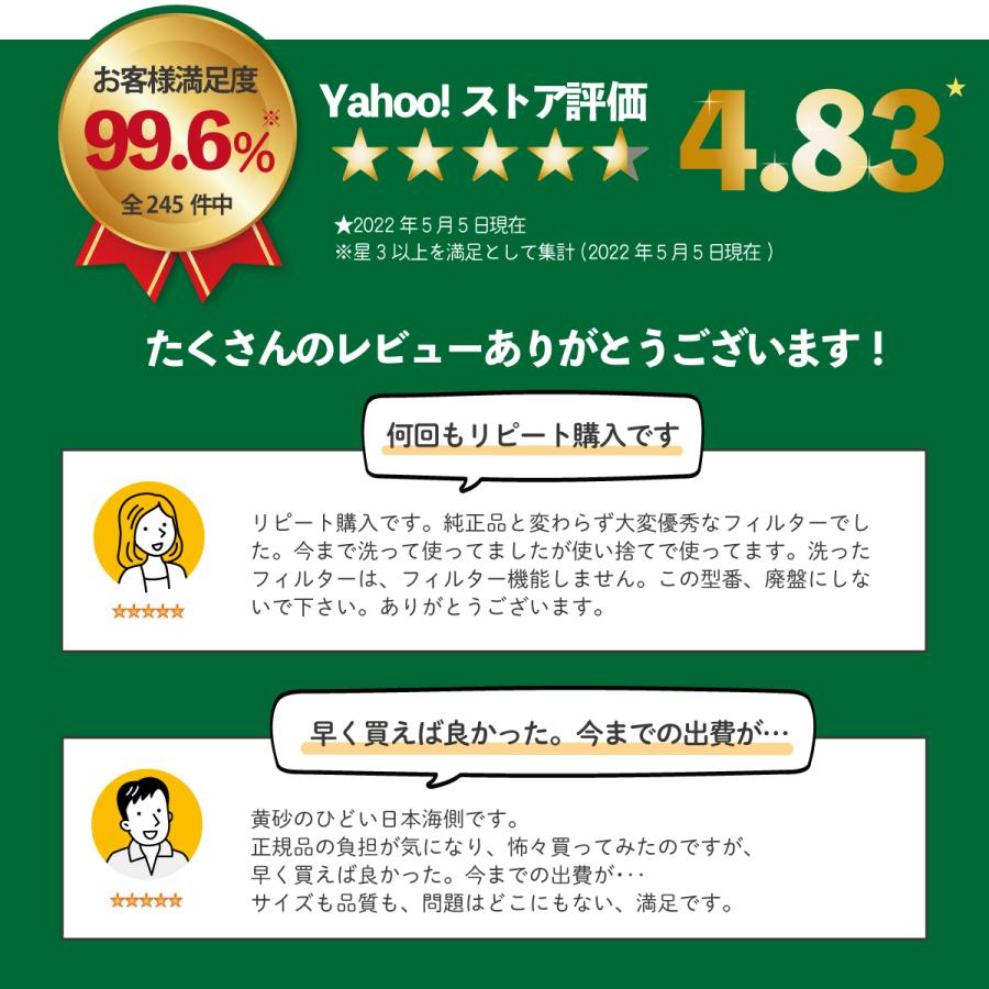 φ85 内径φ27（50枚＋おまけ5枚）DAIKEN SB0499-K04／SB0417-51　大建プラスチックス 100MPS(K)3・4対応品　換気口フィルター 給気口フィルター｜filcom｜13