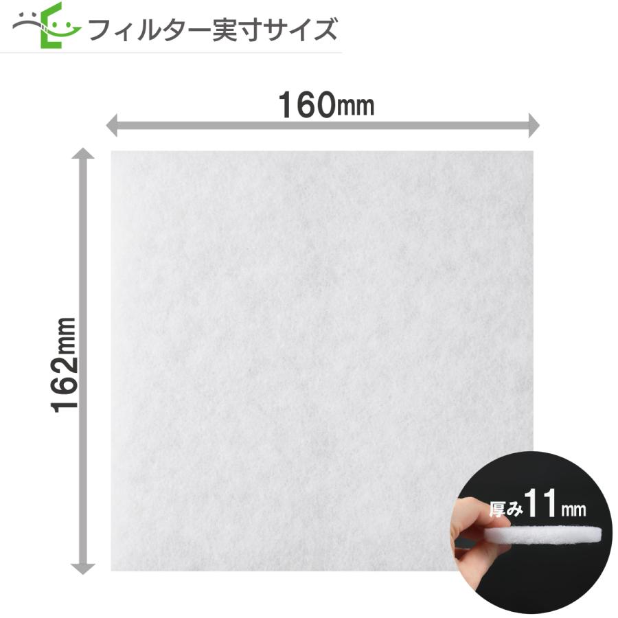 160×162（5枚入）東芝 F-1SS対応品 換気口フィルター 給気口フィルター