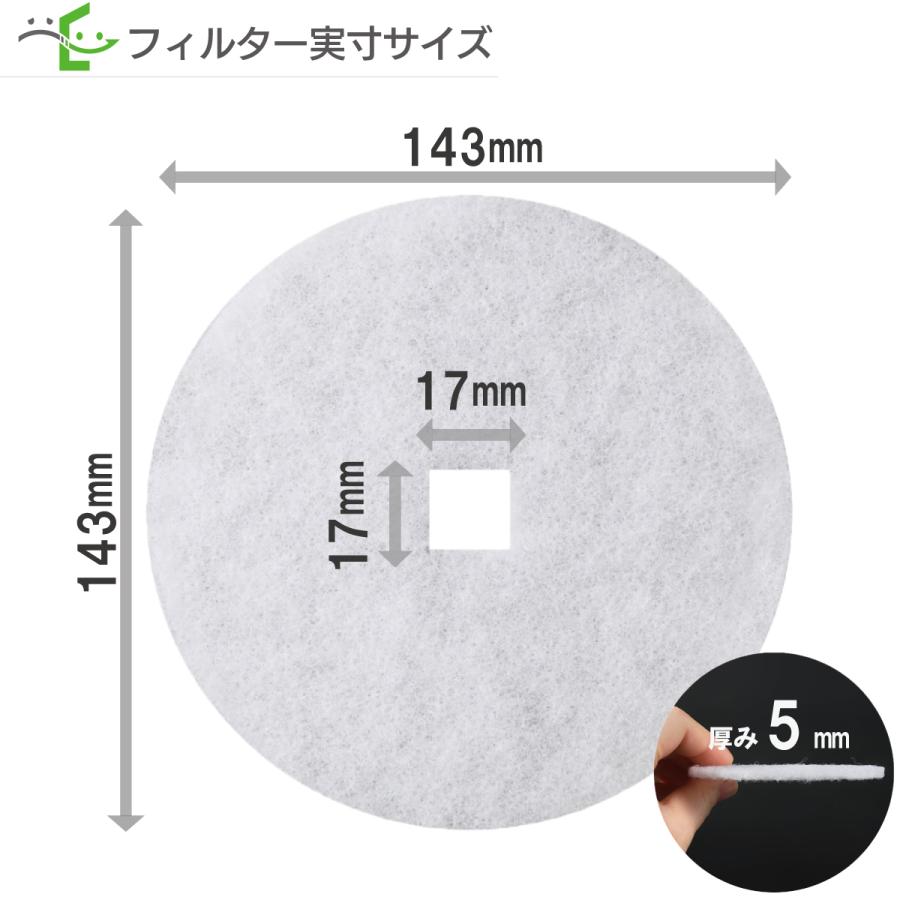 φ143内径口17（50枚＋おまけ5枚）ユニックス(UNIX) KRP150対応品 換気