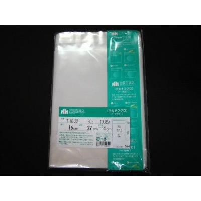 ☆送料無料☆　包装百貨店マルチフクロ OPP袋テープ付T-16-22(Ｔ-A-5)（Ａ５サイズ用）　100枚/パック | 
