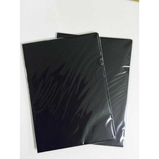 アンクリアファイルA4 マット調 黒 20枚 完全不透明 : ふぁいるHOUSE