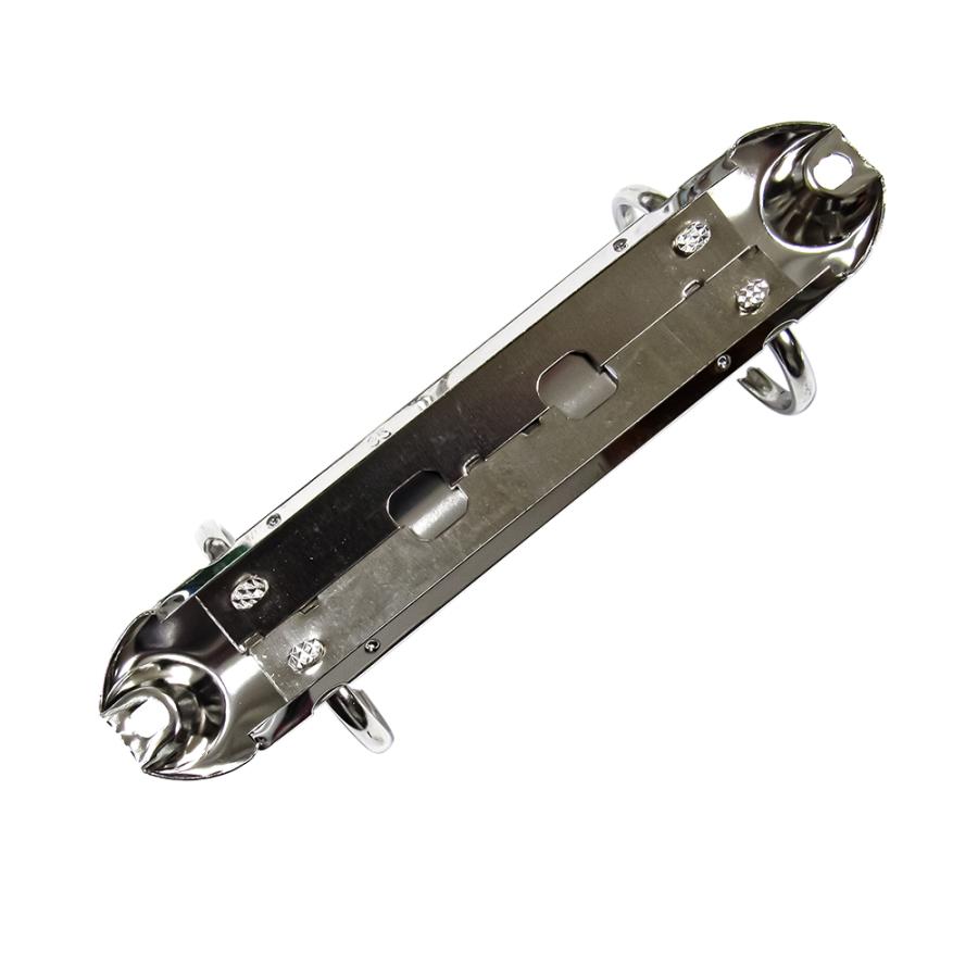 B7縦ミニリング金具 PE133-02-25R(26) 長さ130mm 背幅26mm 2穴 鉄製 50本入の画像