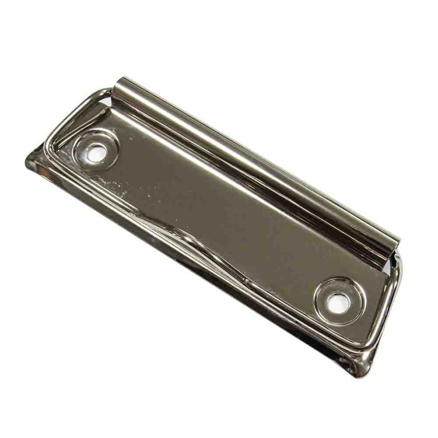 Z式クリップ金具 用箋鋏 90mm 長さ90mm 幅30mm 鉄製 60本入 CLP-90N シルバー ニッケルメッキ ヨウセンバサミ 回覧板用金具 伝票挟み クリップボードの画像