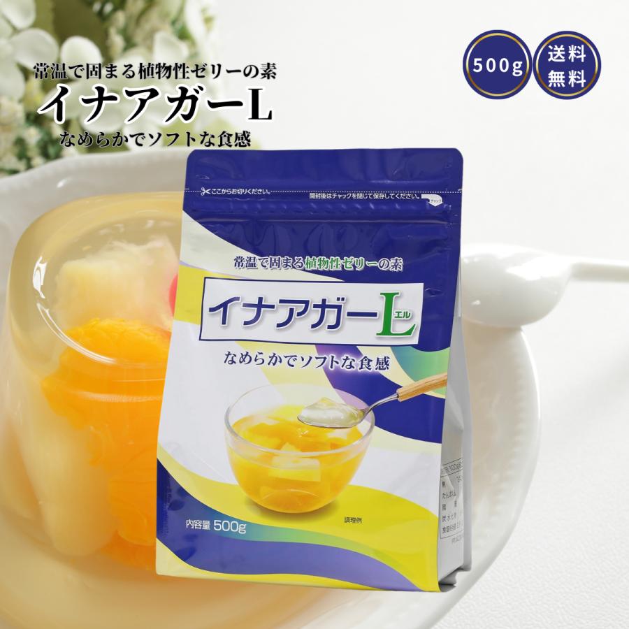 伊那食品 イナアガーL 500g かんてんぱぱ 寒天 粉末 業務用 製菓