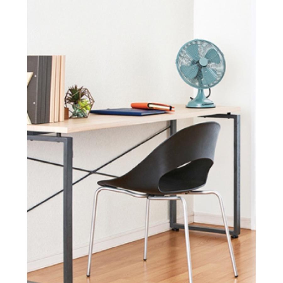 ドウシシャ FDU-251 SBL サックスブルー 卓上 扇風機 メタル テーブル