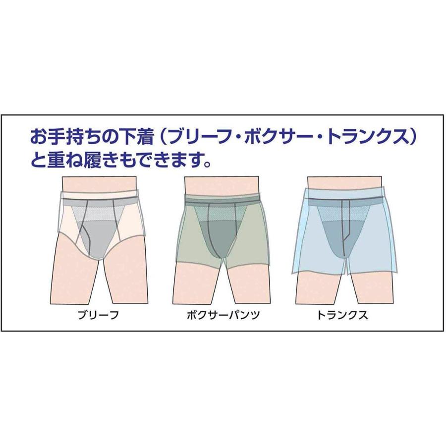 ジャパニーズふんどし 爽快男子 尿漏れ　Mサイズまとめて4枚　新品　★せ4418 ジャパニーズふんどし 爽快男子 2枚組 3層構造 失禁 快適 尿漏れ