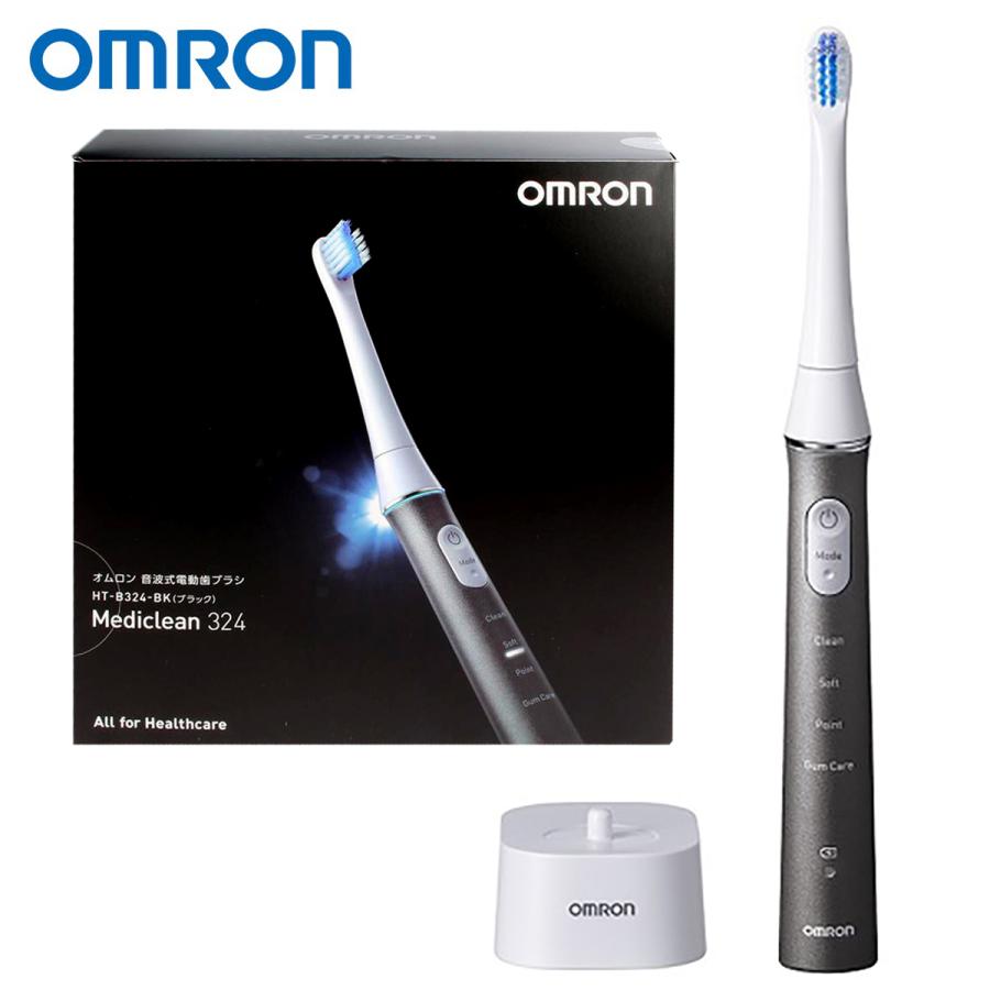 オムロン HT-B324-BK 音波式 電動歯ブラシ Medicrean 324 OMRON HT-B324 (F) :10001066:NEXT  ONLINE - 通販 - Yahoo!ショッピング