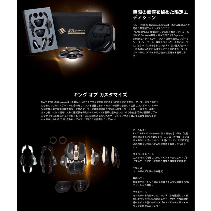 MAD CATZ Mad Catz R.A.T. PRO X3 SE Supreme RAT MR05DCINGR001