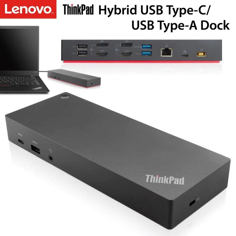 Lenovo 40AF0135JP ThinkPad ハイブリッド USB Type-C/USB Type-A 純正 