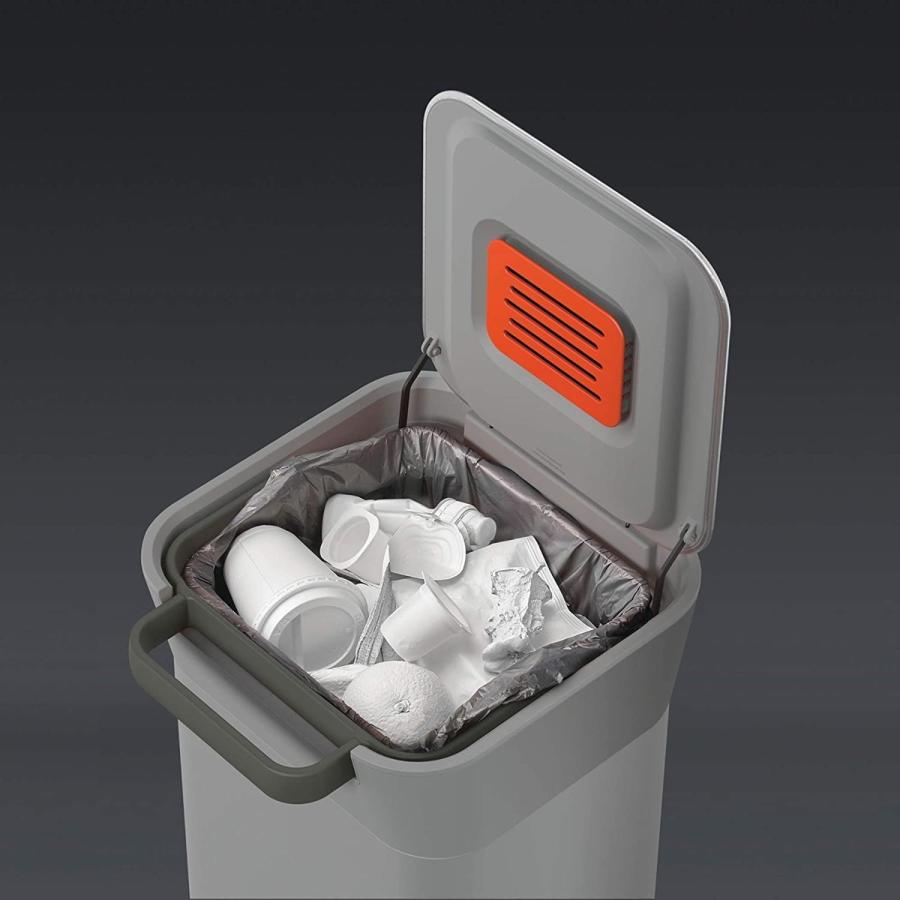 Joseph 30052 クラッシュボックス 20L ペブル 圧縮ごみ箱 ペダル