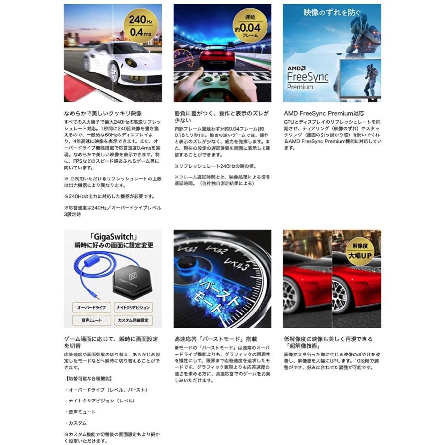 I O Data Ex Ldgc252utb ゲーミングモニター ディスプレイ ゲーミング 240hz Fhd Gigacrysta Ps5 Ps4 0 4ms リモコン付 14 Next Online 通販 Yahoo ショッピング
