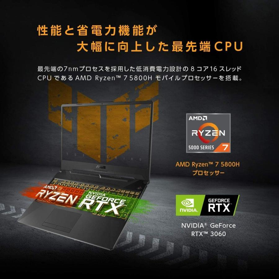 TUF Gaming ASUS FA506QM-R7R3060W11 TUFGaming A15 FA506QM