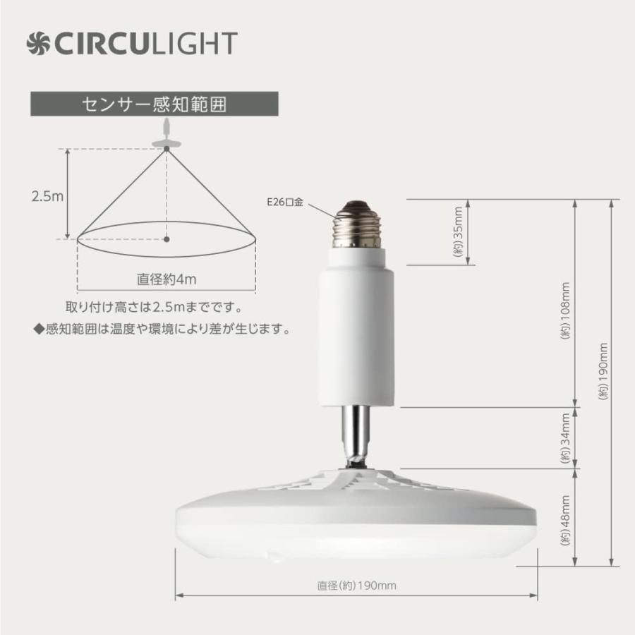 Luminous サーキュライト DSLS60SCWH 人感センサー式 ソケット