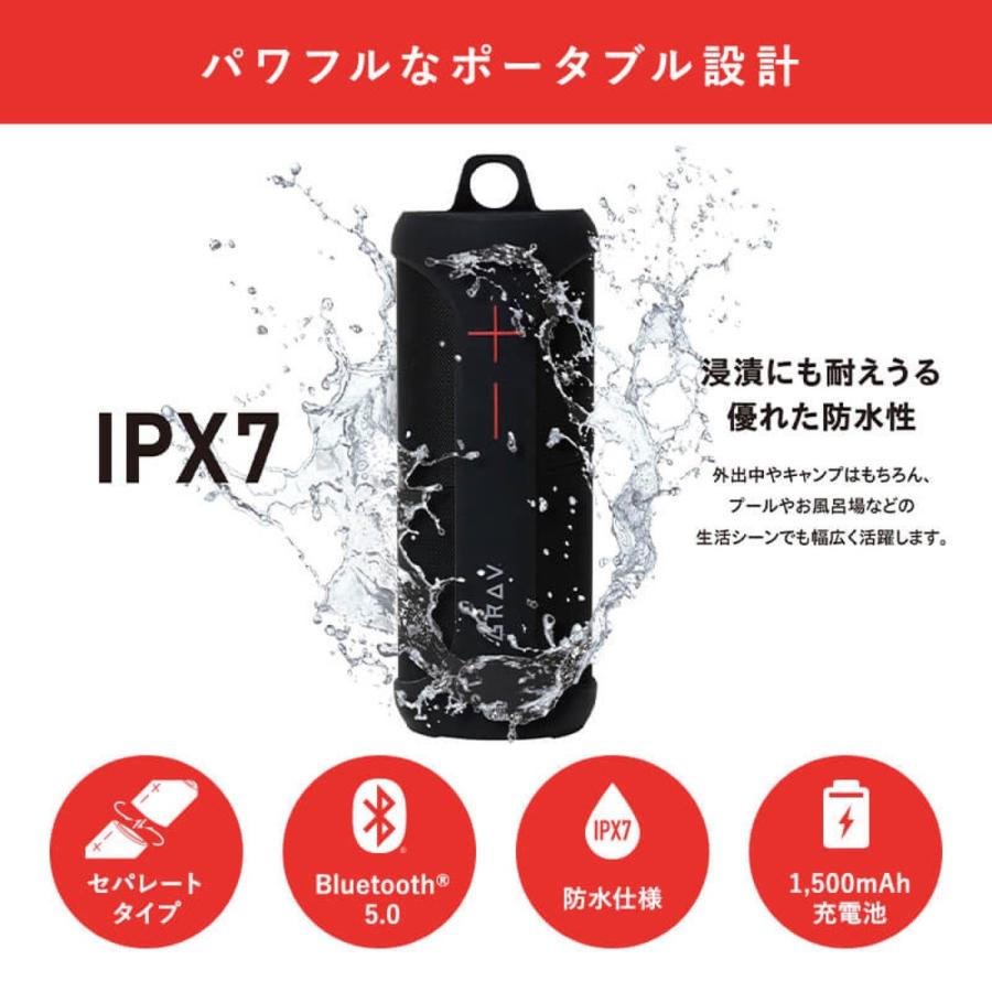 GRAV GRV-SEP02 セパレートステレオ Bluetooth スピーカー TWS GRAV GRV-SEP02 セパレートステレオ Bluetooth スピーカー TWS