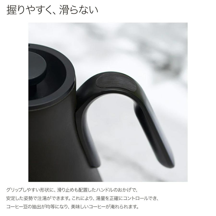 EPEIOS（エペイオス） ドリップケトル 電気ケトル 注ぎ口 900ml 保温60