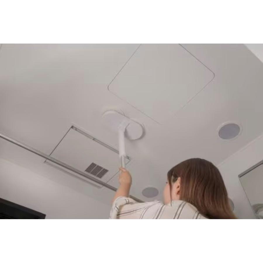 CCP ZJ-MA42-WH 回転モップクリーナー Neo+ スティック モップ 水拭 キッチン 風呂 壁 窓 網戸 シーシーピー (M) CCP CCP ZJ-MA42-WH 回転モップクリーナー Neo+ スティック モップ 水