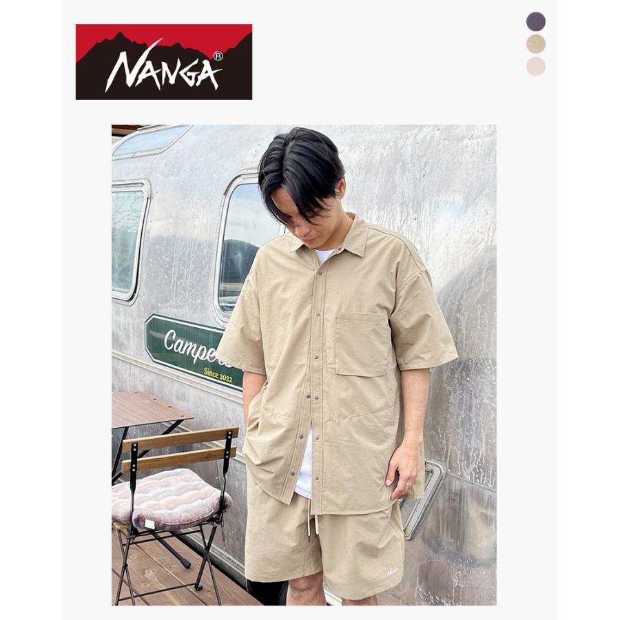 NANGA ナンガ エアクロスコンフィーS/Sシャツ AIR CLOTH COMFY S/S