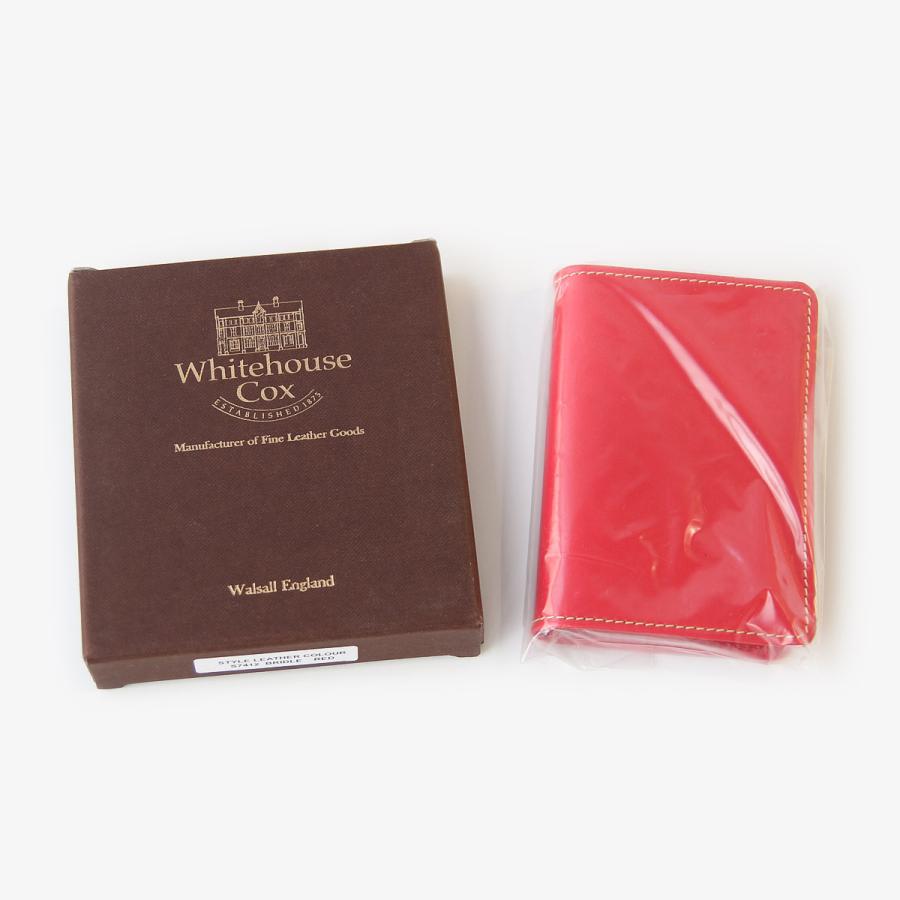 【新品未使用品　訳あり】Whitehouse Cox S7412 名刺入れ Whitehouse Cox（ホワイトハウスコックス） 【アウトレット】【訳あり