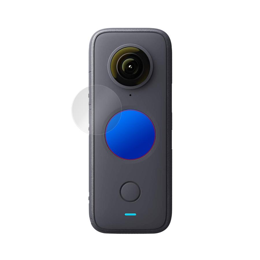 Insta360 ONE X2 保護 フィルム OverLay 9H Plus for Insta360 ONE X2 2枚組 9H 高硬度で映りこみを低減する低反射 インスタ360ワンX2｜film-visavis｜03