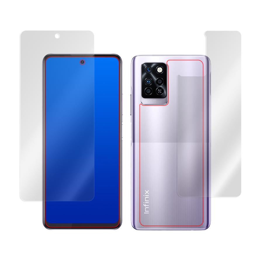 Infinix NOTE 10 Pro 表面 背面 フィルム OverLay Magic for Infinix NOTE10 Pro 表面・背面セット キズ修復 耐指紋 防指紋 コーティング インフィニックス｜film-visavis｜03