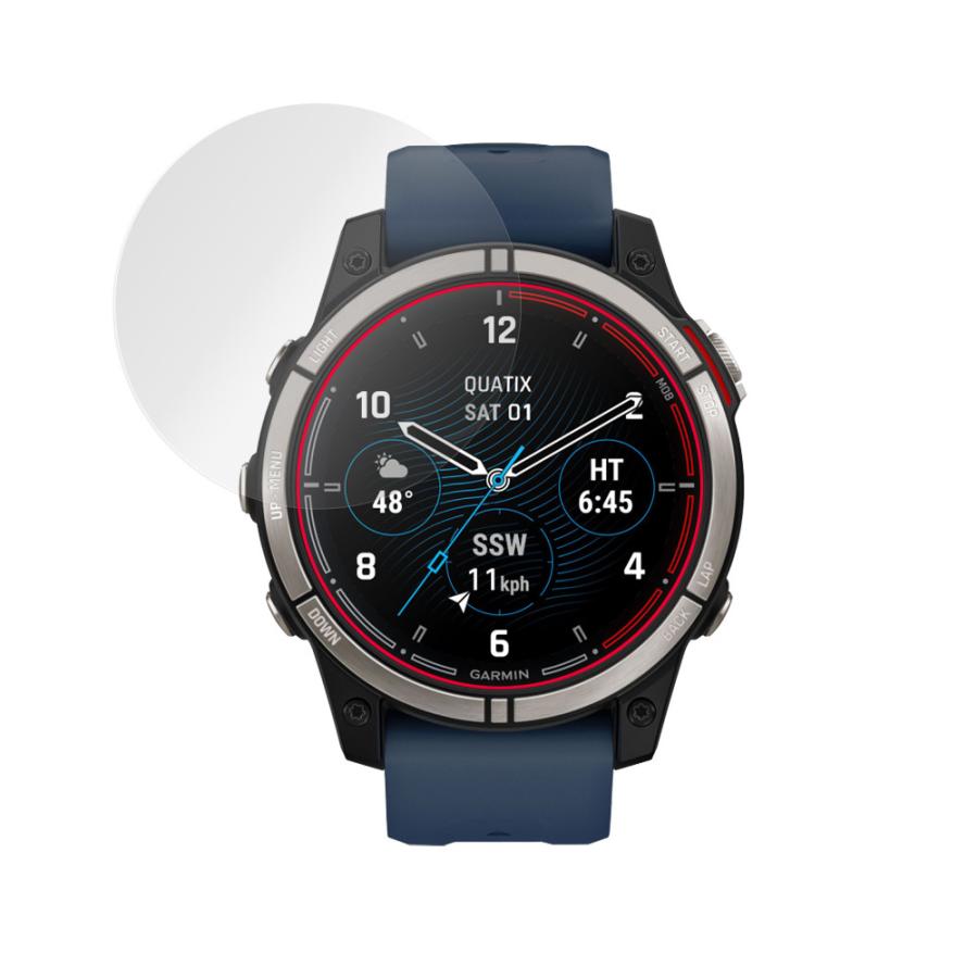 GARMIN Quatix 7 Sapphire Quatix 7 Standard 保護 フィルム OverLay 9H Plus for ガーミン クアティクスシリーズ 9H 高硬度 反射防止｜film-visavis｜14