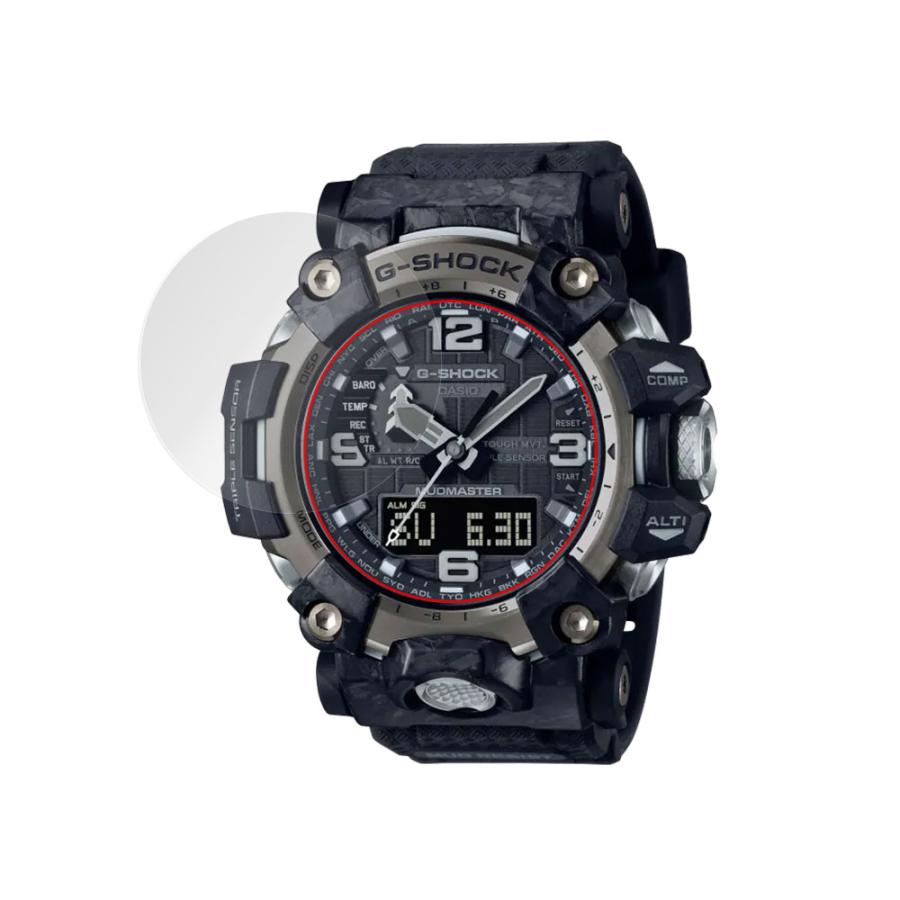 CASIO G-SHOCK GWG-2000 シリーズ 保護 フィルム OverLay Absorber 低反射 for カシオ Gショック GWG2000シリーズ 衝撃吸収 反射防止 抗菌｜film-visavis｜15