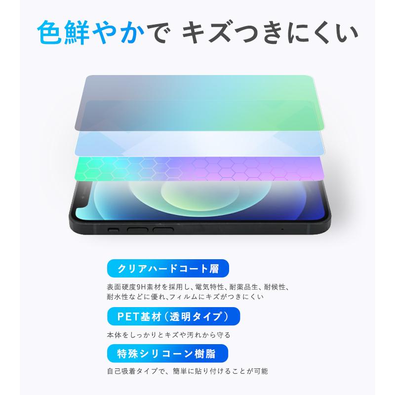 Android One S10 カメラ 保護 フィルム OverLay 9H Brilliant for 京セラ スマートフォン Android One S10 高硬度 透明感 高光沢タイプ｜film-visavis｜03