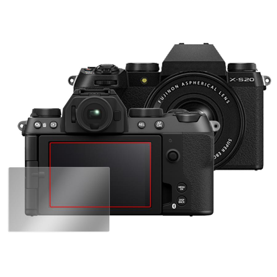 FUJIFILM ミラーレスデジタルカメラ X-S20 保護 フィルム OverLay Secret for FUJIFILM デジカメ XS20 プライバシーフィルター 覗き見防止｜film-visavis｜16